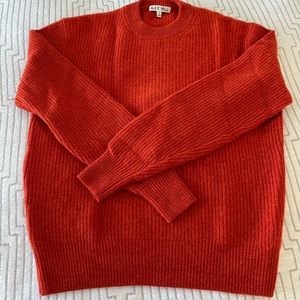 Alex Mill Jordan Cashmere Sweater in Paprika